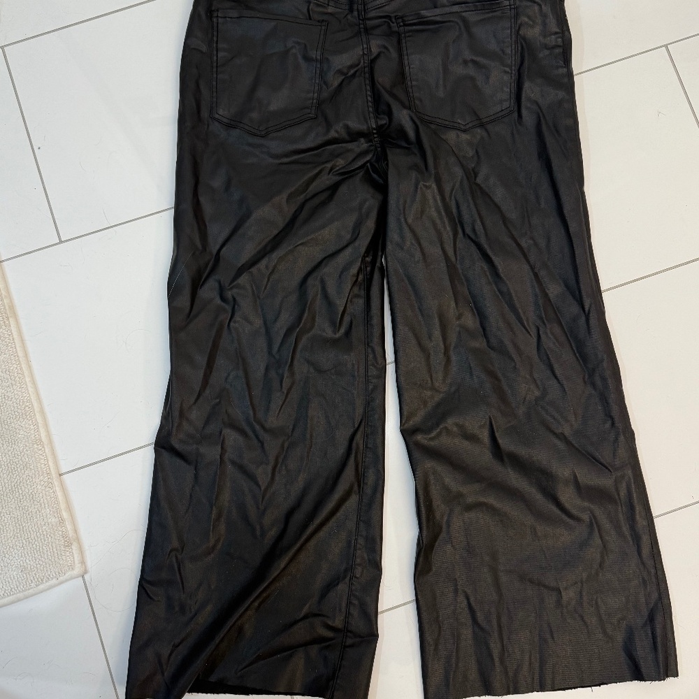 Kelsey Coated High Rise Ankle Flare